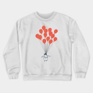 Penguin balloons Crewneck Sweatshirt